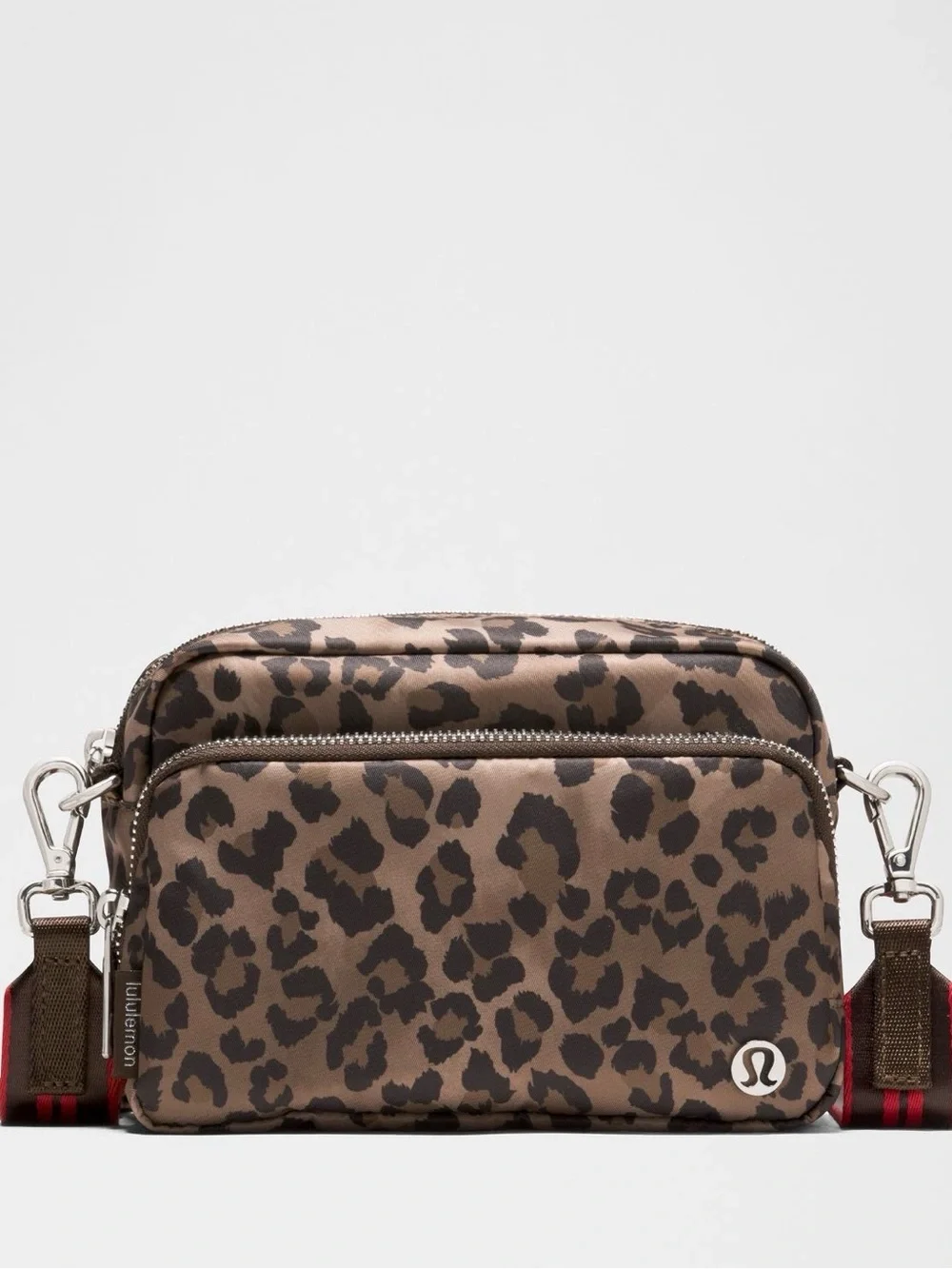 Lululemon Leopard Print Everywhere Crossbody Bag 2L - Picture 1 of 4